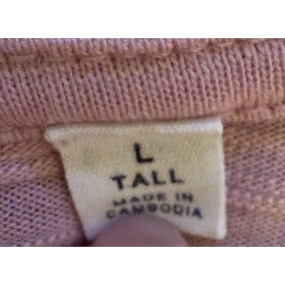 Gap T-shirt Dress Womens Size Large Tall  Pink Shift Short Sleeve - Picture 5 of 7